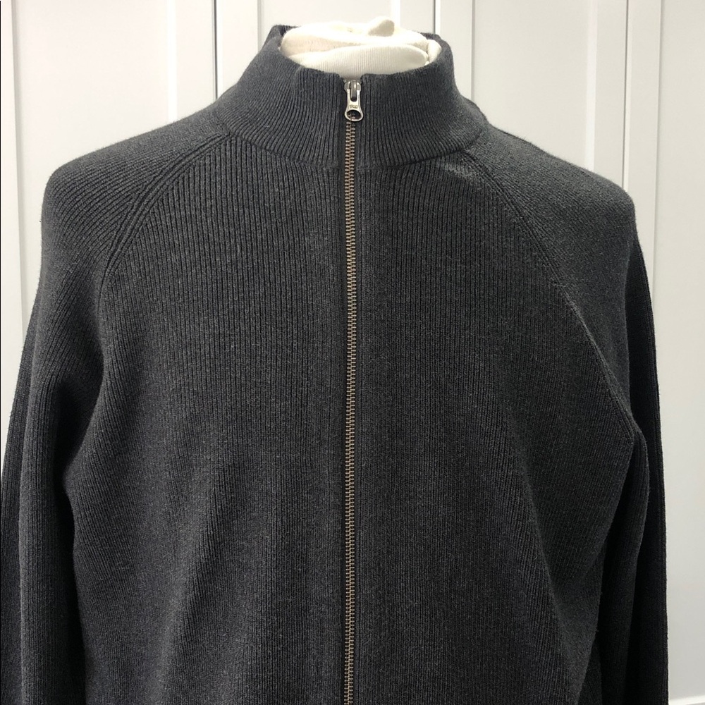 Denver Hayes Dark Gray Full-Zip Cardigan – Men’s XL – Like new - Picture 3 of 8